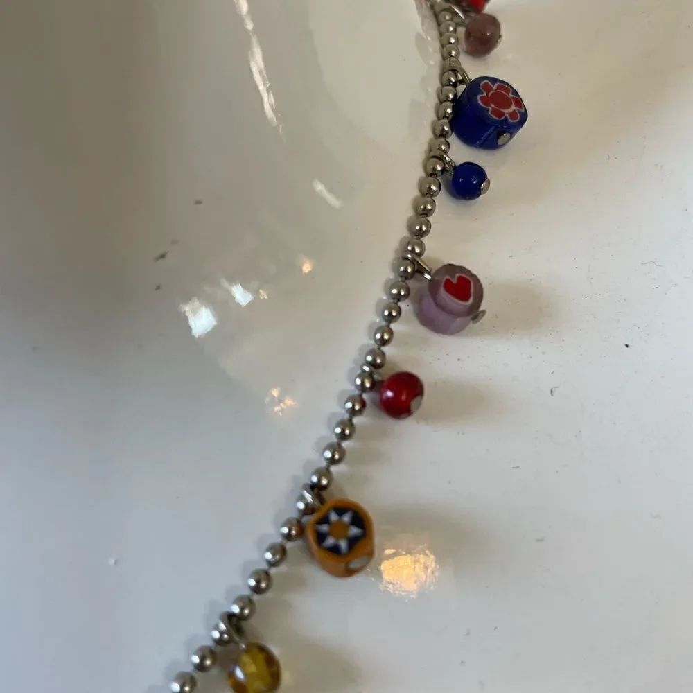 Fimo Clay Bead Chain Necklace - Picture 3 of 6